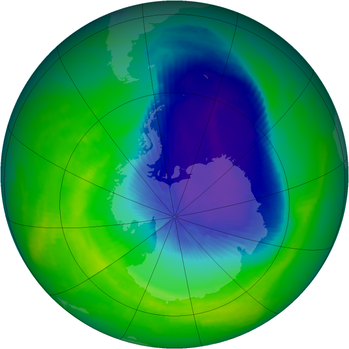 Ozone Map 2000-10-24